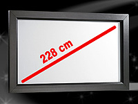 SceneLights 16:9-Rahmenleinwand für Beamer/Projektoren "BL-90" mit 228-cm-Bild