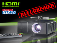SceneLights HDMI-DLP-Beamer SVGA mit Mediaplayer (refurbished)