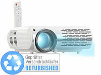 SceneLights Full-HD LED-LCD-Beamer mit Media-Player, Versandrückläufer; Kompakt LED Beamer Kompakt LED Beamer 